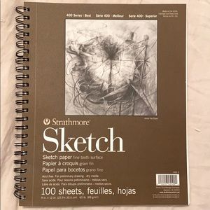 Sketchbook, spiral, 100 sheets